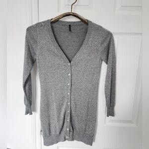 Beautiful Silver Sparkly Cardigan